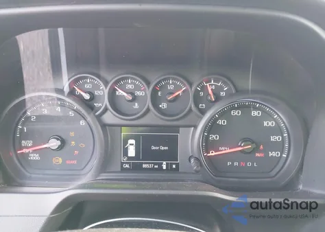 2020 Chevrolet Silverado 1500 2Wd Double Cab Standard Bed Custom из США, поврежденный, VIN 1GCRWBEKXLZ312774